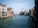 Canal Grande verso il Bacino di San Marco. In lontananza, Basilica della Madonna della Salute